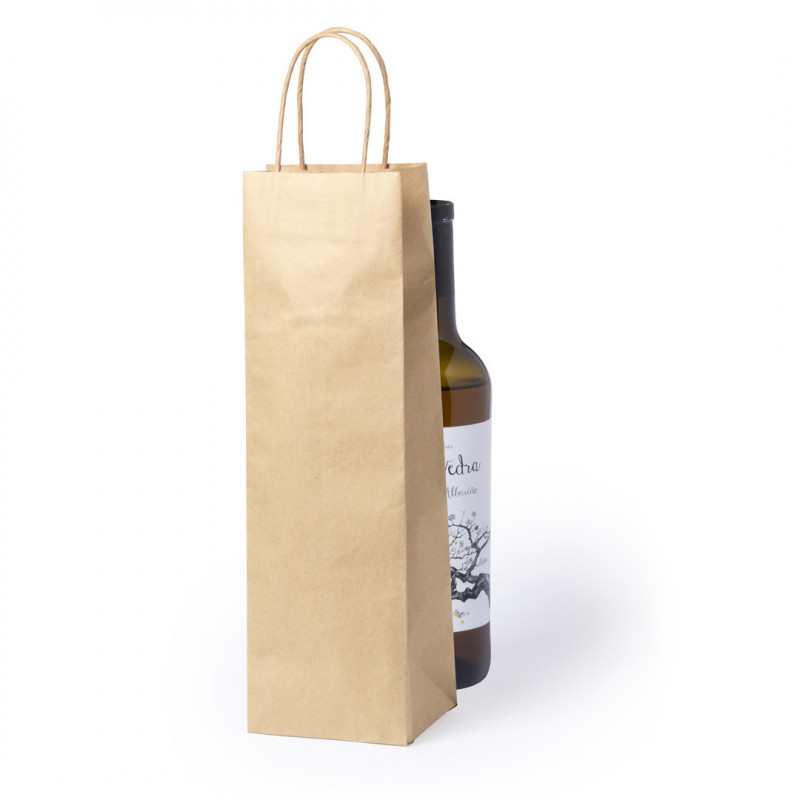 Saco de kraft para garrafa de vinho