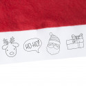 Gorro de papai noel para pintar