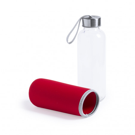 Bidão de Cristal com Capa de Neoprene 420ml: O detalhe ecológico, colorido e prático para seus eventos