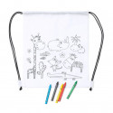 Presente mochila infantil para pintar