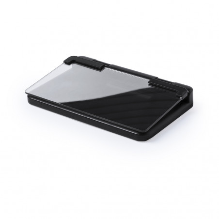 Suporte para celular com tela refletiva e base antiderrapante para carro