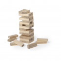 Jenga jogo de madeira em bolsa para presentear