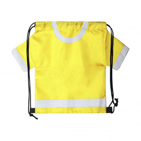 Mochila infantil em formato de camiseta