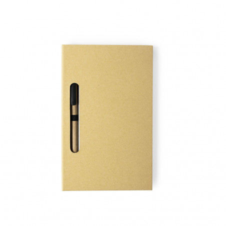 Bloco de notas e post-it com caneta