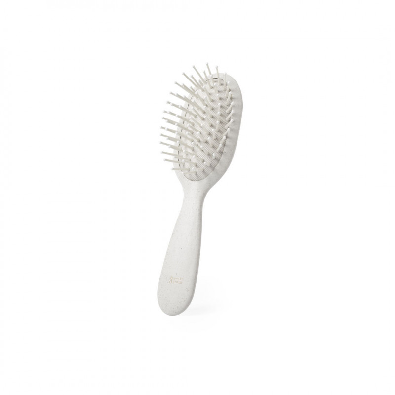 Escova de cabelo eco na cor branca