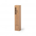 Escova de dentes de bambu com suporte