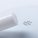Canudo branco antibacteriano flexível e reutilizável