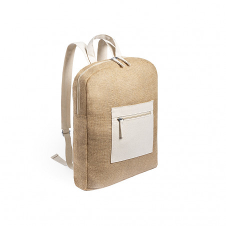 Mochila de juta para mulher