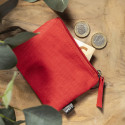 Bolsa de material reciclado com zíper em diversas cores