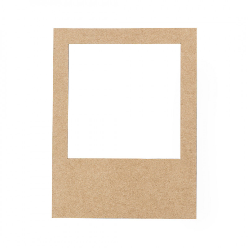 Porta-retratos magnético de papelão reciclado para fotos 8,5x9 cm