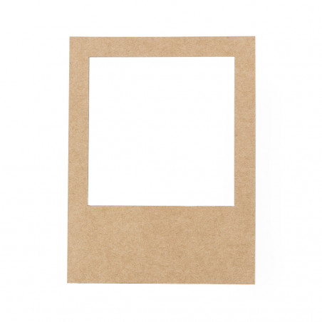 Porta-retratos magnético de papelão reciclado para fotos 8,5x9 cm