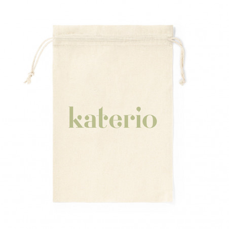 Bolsa de algodão 100% branca tamanho 30x45 com fechamento em cordão