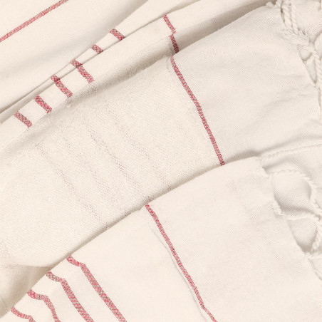 Pareo Toalha Bicolor de Algodão Orgânico Um Presente Elegante e Sustentável