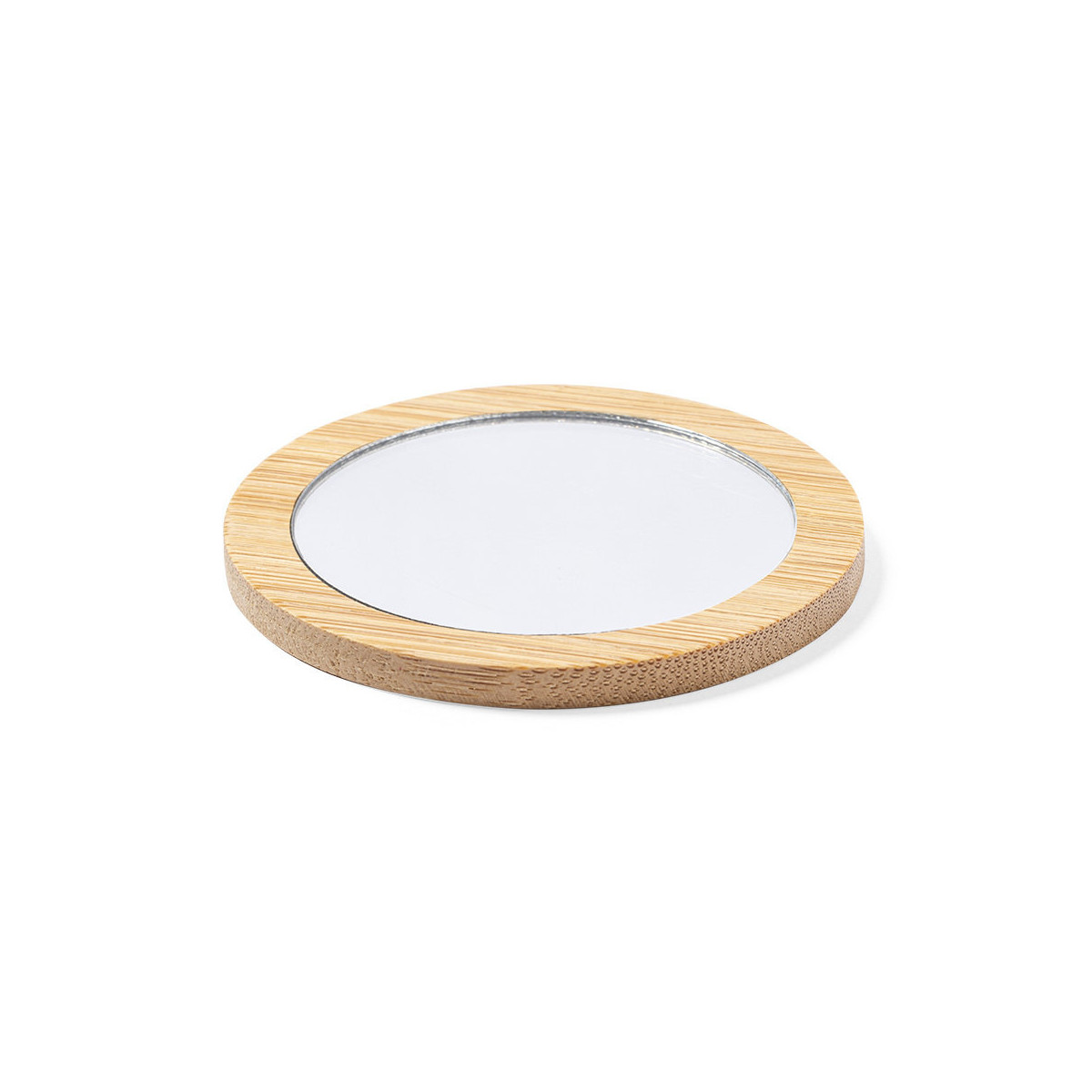 Espelho de Bambu: Detalhe Natural e Elegante para Convidados