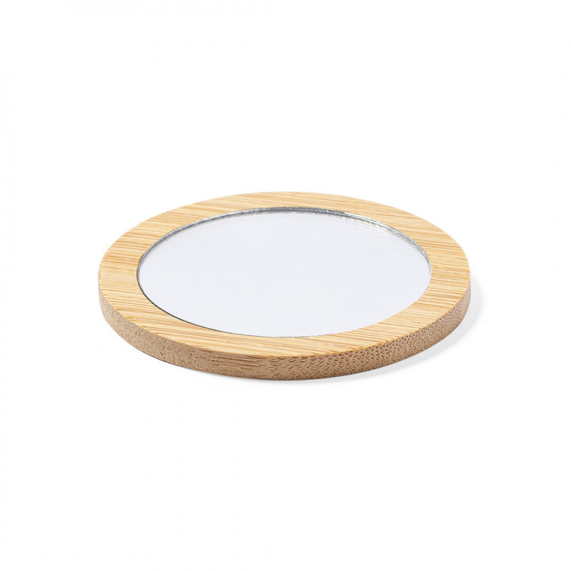 Espelho de Bambu: Detalhe Natural e Elegante para Convidados