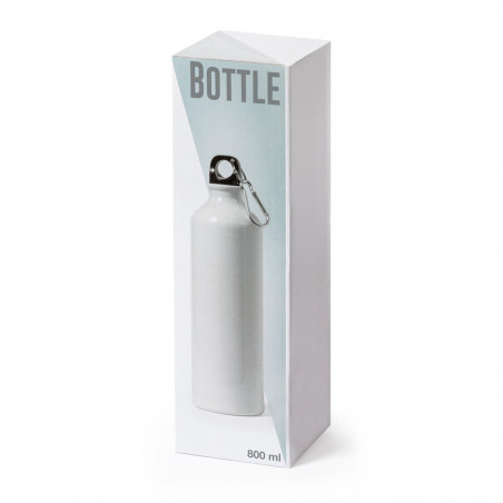 Bidão de alumínio de 800 ml com mosquetão Design elegante
