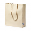 Bolsa de algodão 100% com alças longas com certificação Fairtrade