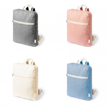 Mochila ecológica de algodão reciclado Design moderno e sustentável
