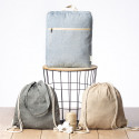 Mochila ecológica de algodão reciclado Design moderno e sustentável