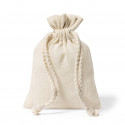 Bolsa de algodão 10x14 branca com fecho de cordão
