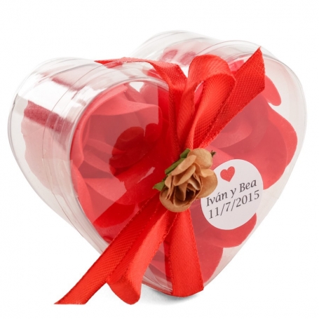 Rosas de sabão para casamentos baratos personalizadas