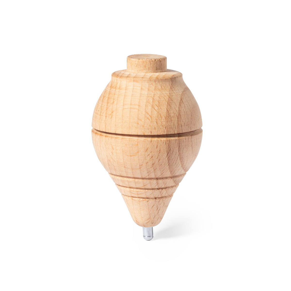 Trompo de madeira com corda