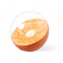 Bola de praia inflável com designs de frutas para o verão