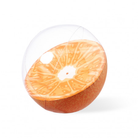 Bola de praia inflável com designs de frutas para o verão