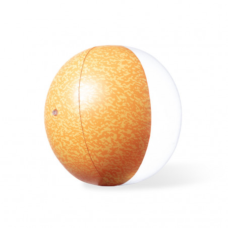 Bola de praia inflável com designs de frutas para o verão
