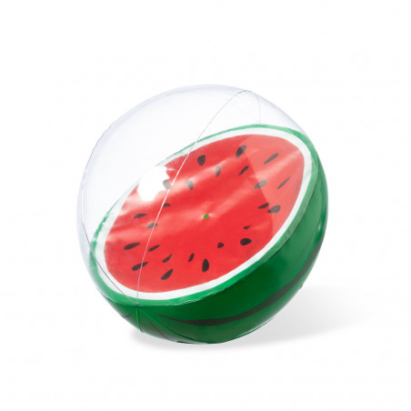 Bola de praia inflável com designs de frutas para o verão
