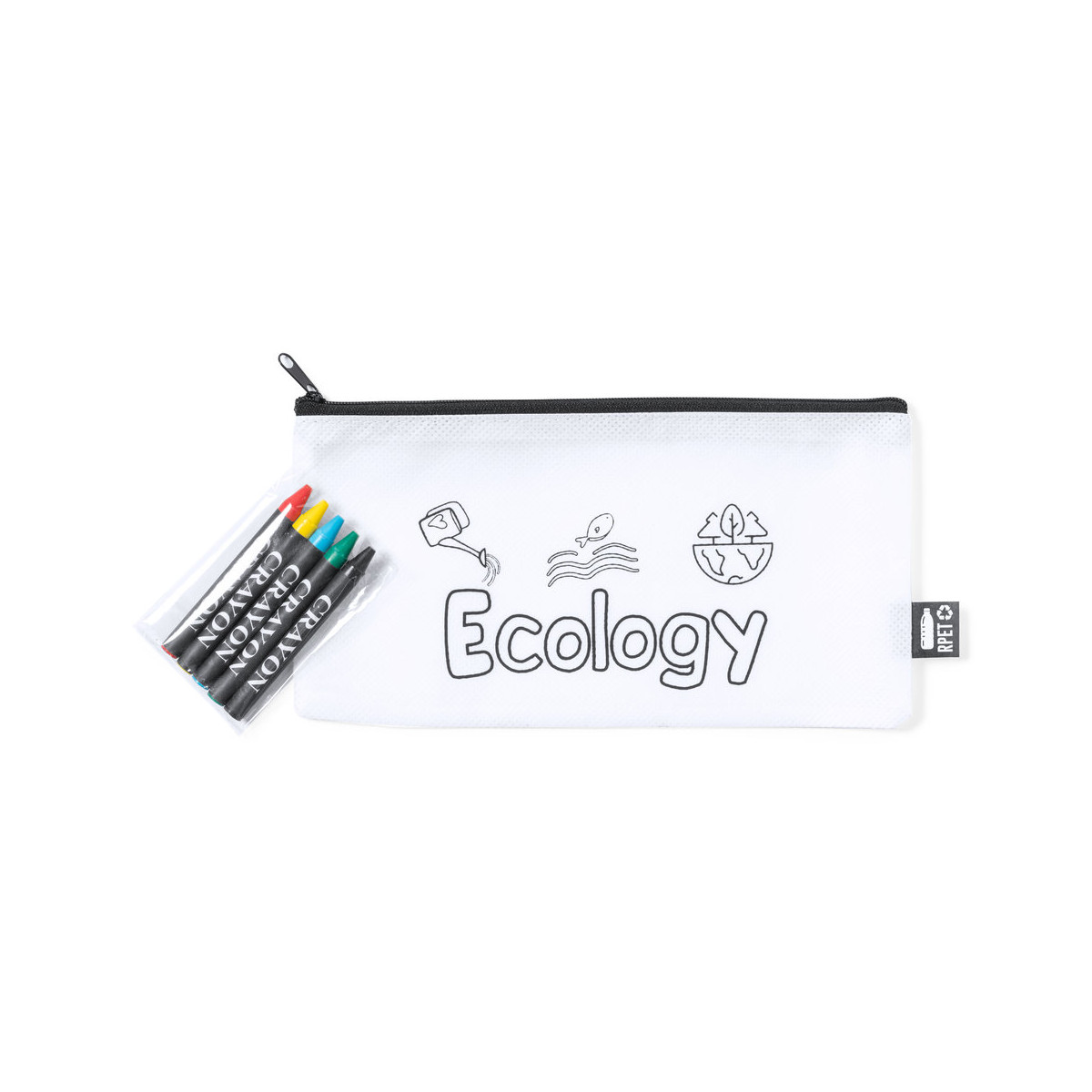 Estojo ecológico para colorir com ceras incluídas