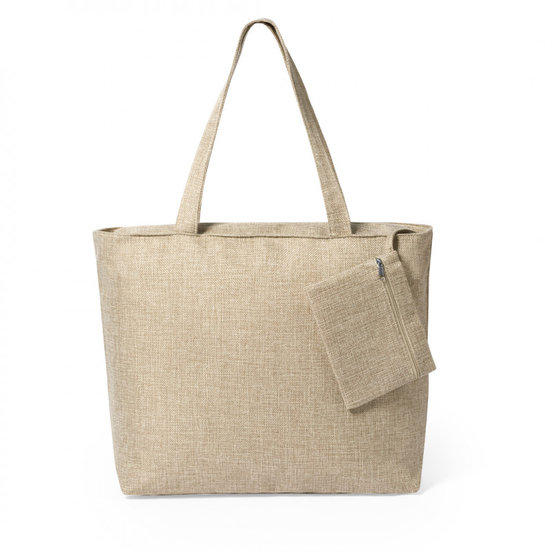 Bolsa de poliéster para sublimação com nécessaire combinando
