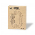 Massageador de bambu com 2 bolas e alça ergonômica