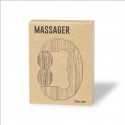 Massageador de bambu com 2 bolas e alça ergonômica