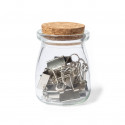 Porta-clips de cristal design vintage para presentear