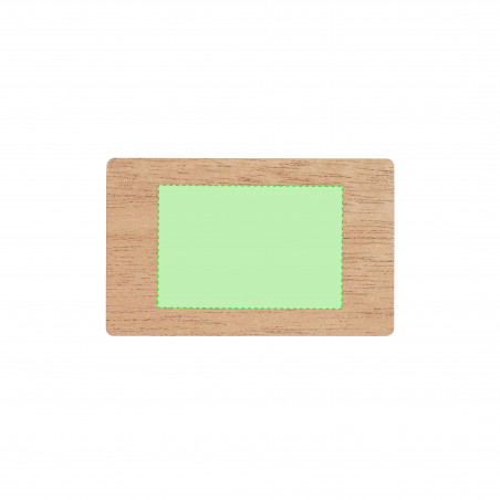 Cartões Woodgrain em caixa kraft