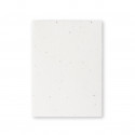 Bloco de notas médio reciclável com capa de papel semente para plantio