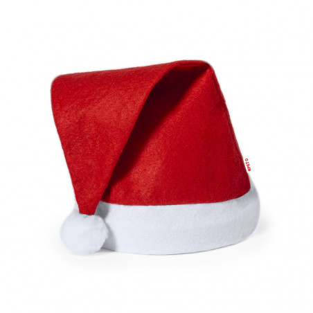 Gorro de Papai Noel na cor vermelha