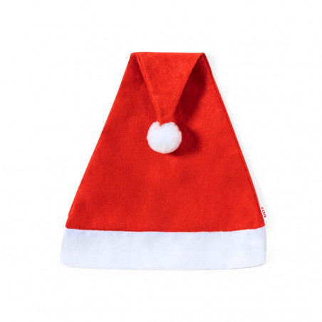 Gorro de Papai Noel na cor vermelha