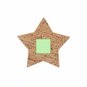 Conjunto de 4 bases para copos em cortiça em forma de estrela