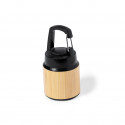 Lanterna de luz led com pilhas fabricada em bambu
