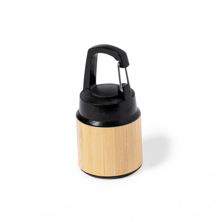 Lanterna de luz led com pilhas fabricada em bambu
