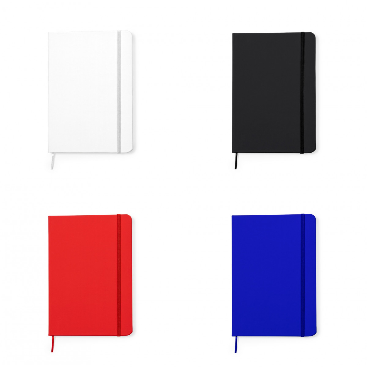 Caderno com fechamento de elástico