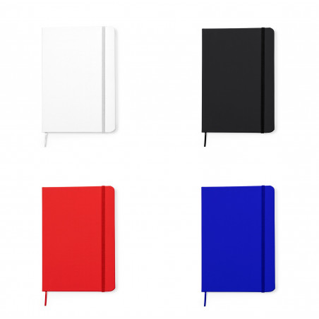 Caderno com fechamento de elástico