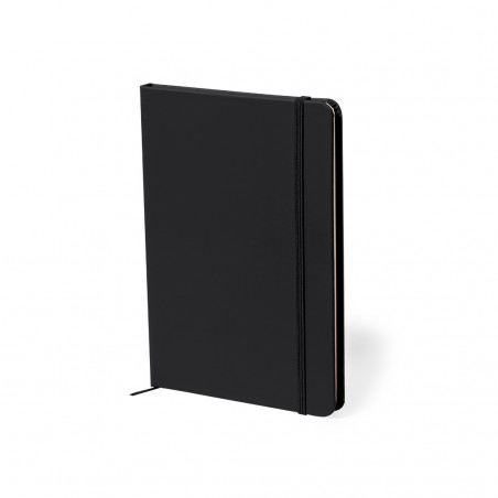 Caderno com fechamento de elástico