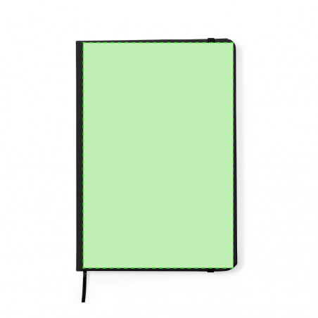 Caderno com fechamento de elástico