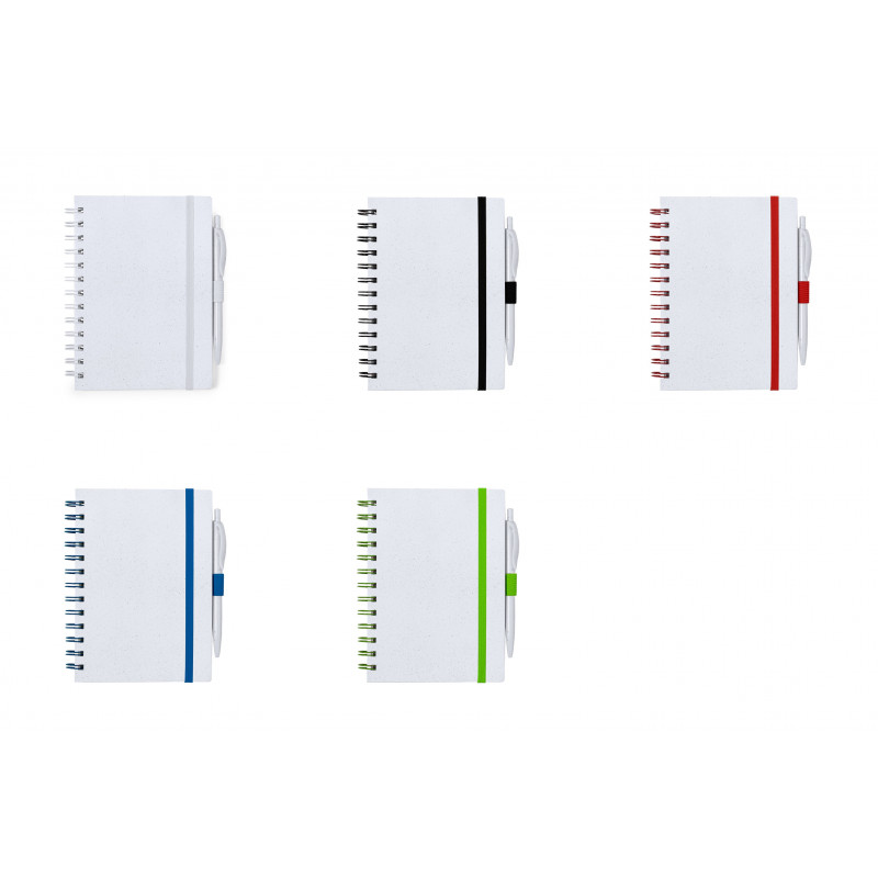 Caderno de capa dura a5 com caneta