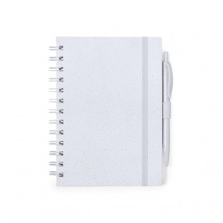 Caderno de capa dura a5 com caneta