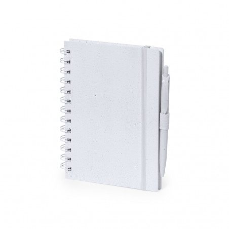 Caderno de capa dura a5 com caneta