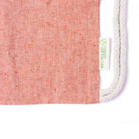 Mochila de corda de algodão 100% várias cores para crianças